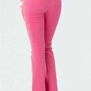 Edikted Vibrant Pink Flare Pants